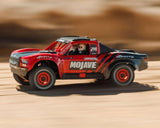 Arrma Mojave Grom MEGA 4WD 380 Brushed 1/18 Electric Desert Truck RTR (Red/Black) w/SLT2 2.4GHz Radio, Battery & Charger