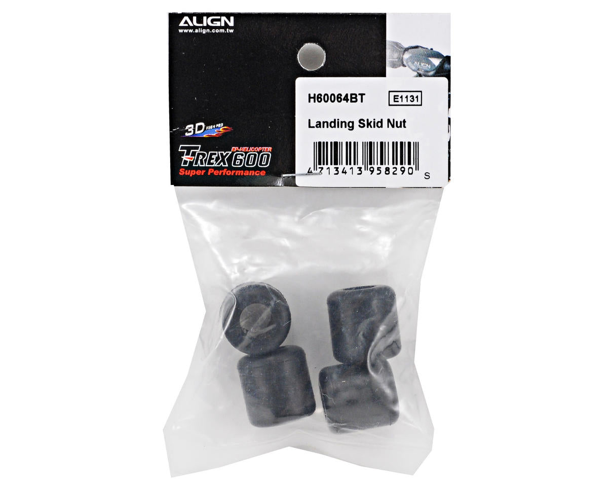 Align/T-Rex Helicopter 550 600 700 Landing Skid Nut Set (4)
