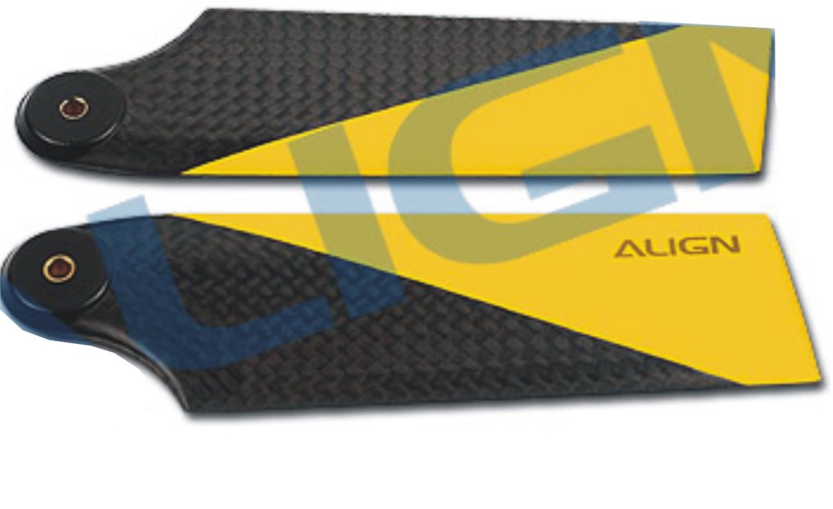 Align/T - Rex Helicopters TB60 550 600 95mm Carbon Fiber Tail Blade - BOBBYRC