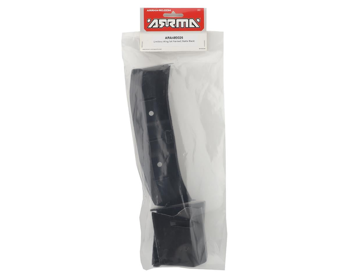 Arrma Limitless Pre-Painted Wing Set (Matte Black)