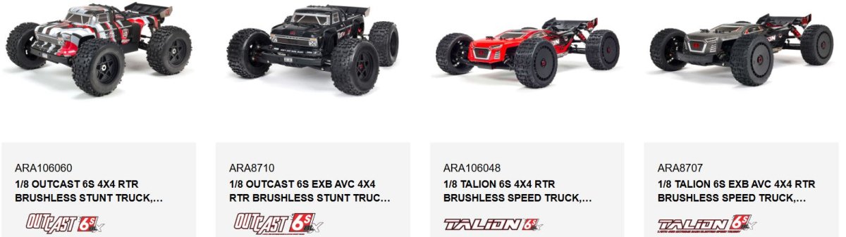 Arrma 116mm Dogbone 1/8 6S Kraton/Outcast/Senton/Typhon - BOBBYRC