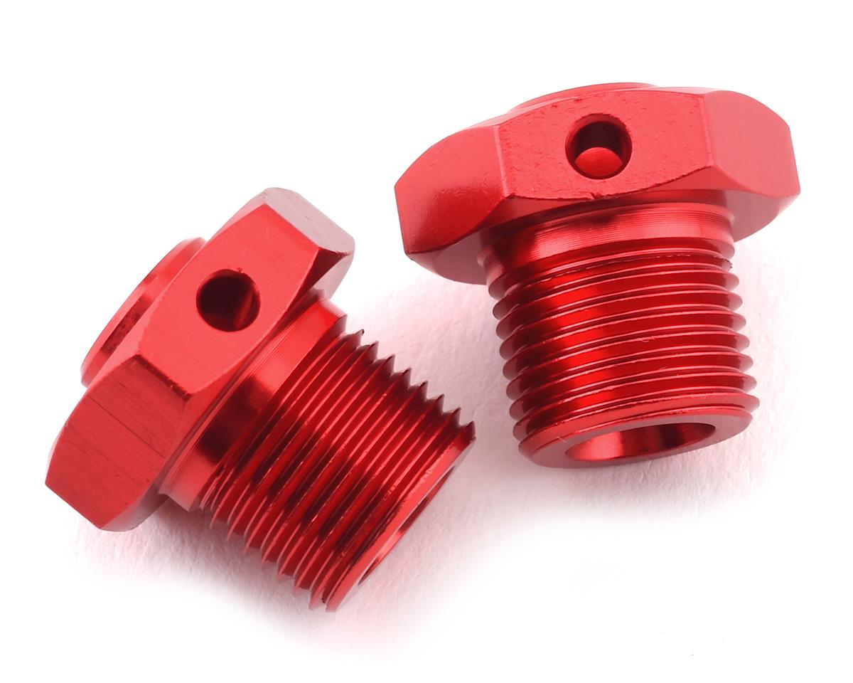 Arrma 17mm Aluminum Wheel Hex (Red) (2) 1/8 TYPHON - BOBBYRC