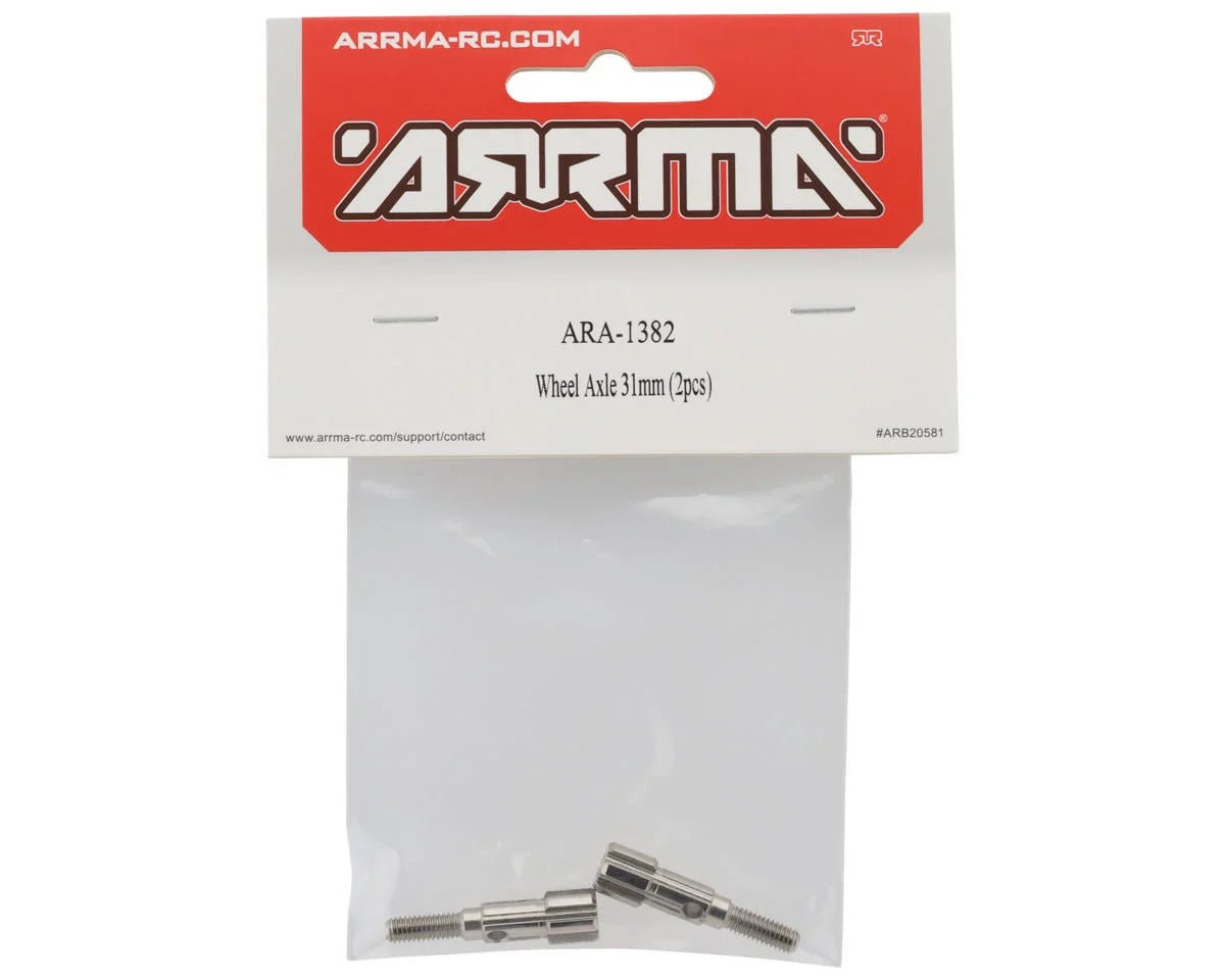 Arrma (2) 1/10 31mm Long Wheel Axles - BOBBYRC