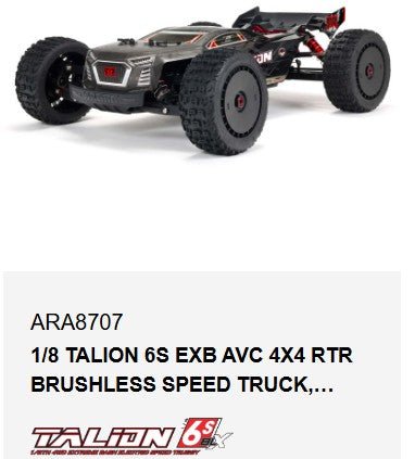 Arrma 320565 EXB 118mm Front Center Aluminum Chassis Brace Mojave Talion 6S BLX - BOBBYRC
