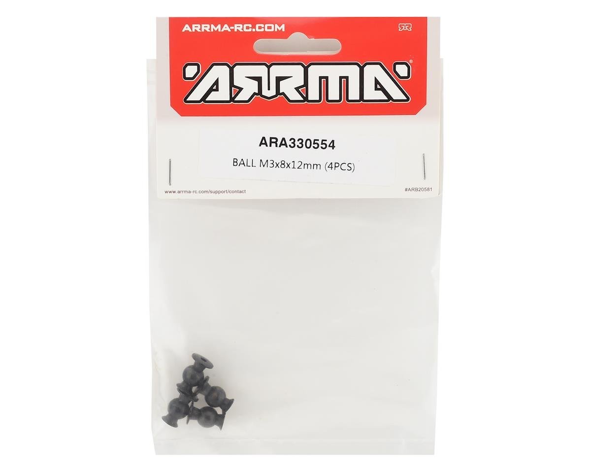 Arrma 3x8x12mm Ball (4) - BOBBYRC