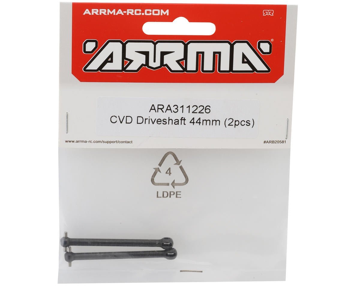 Arrma 44mm CVD Driveshafts (2) For 1/16 MOJAVE GROM - BOBBYRC