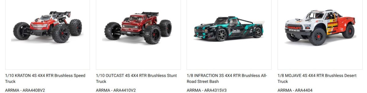 Arrma 4x4 BLX Motor Fan Set - BOBBYRC