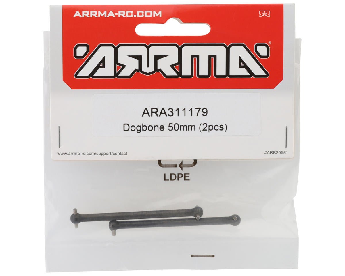 Arrma 50mm Dogbone (2) For 1/18 GRANITE & 1/14 TYPHON , 1/16 QUAKE GROM - BOBBYRC