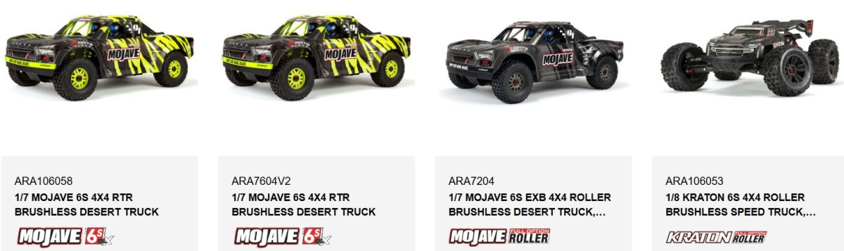 Arrma 6S BLX 330230 Composite Ball Cup Set - BOBBYRC