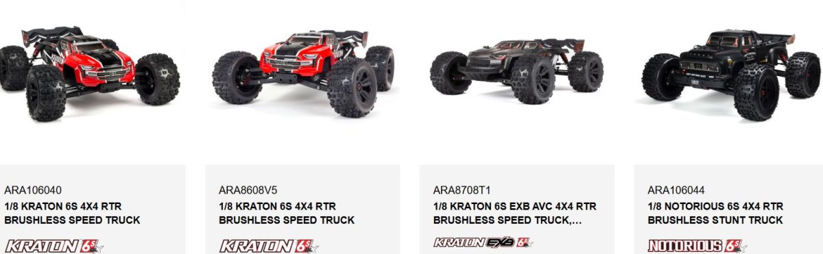 Arrma 6S BLX 330230 Composite Ball Cup Set - BOBBYRC