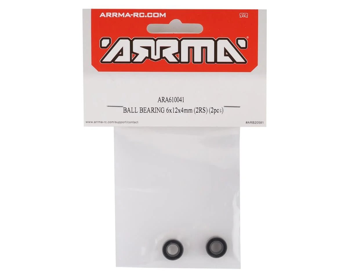 Arrma 6x12x4mm Ball Bearing (2) - BOBBYRC