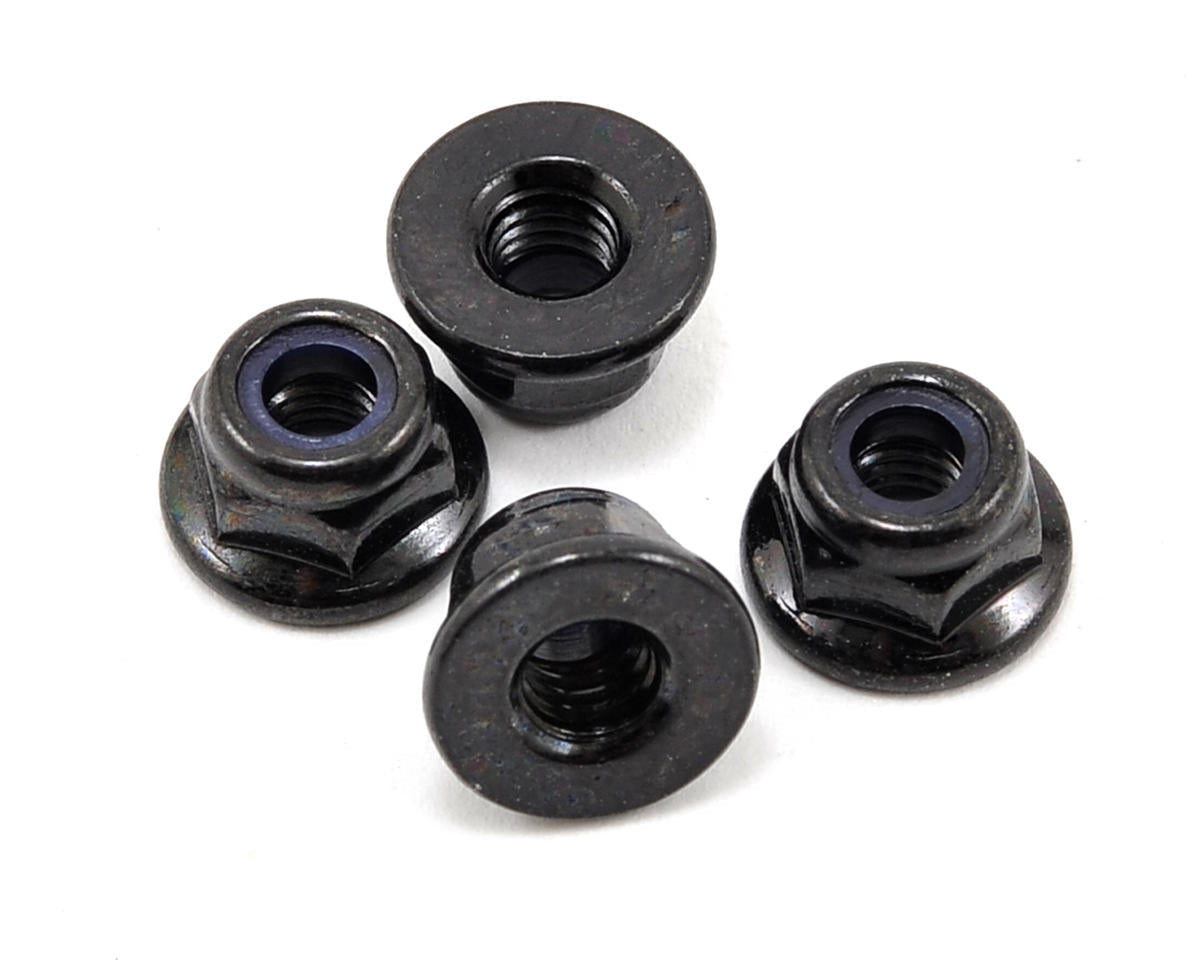 ARRMA 708001 4mm Flange Lock Nuts Raider /Fury /ADX - 10 /Vortex /Granite /Nero - BOBBYRC