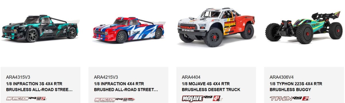 ARRMA 724303 Set Screw 3x3mm (10) Typhon/Granite/Kraton/Outcast/Infraction - BOBBYRC