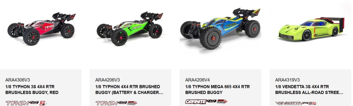 ARRMA 724303 Set Screw 3x3mm (10) Typhon/Granite/Kraton/Outcast/Infraction - BOBBYRC