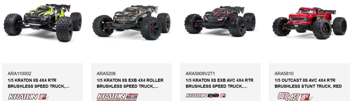 Arrma 8S BLX Front Lower Suspension Arms (2) - BOBBYRC