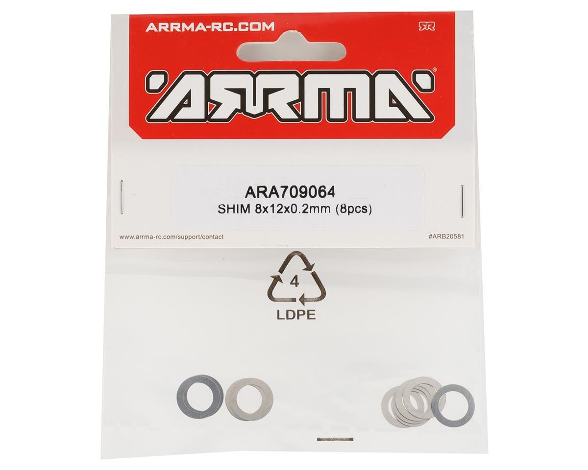 Arrma 8x12x0.2mm Shim (8) - BOBBYRC