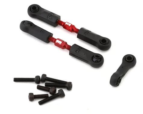 Arrma Adjustable Aluminum Steering Links (Set A) 1/18 GRANITE & 1/14 TYPHON GROM - BOBBYRC