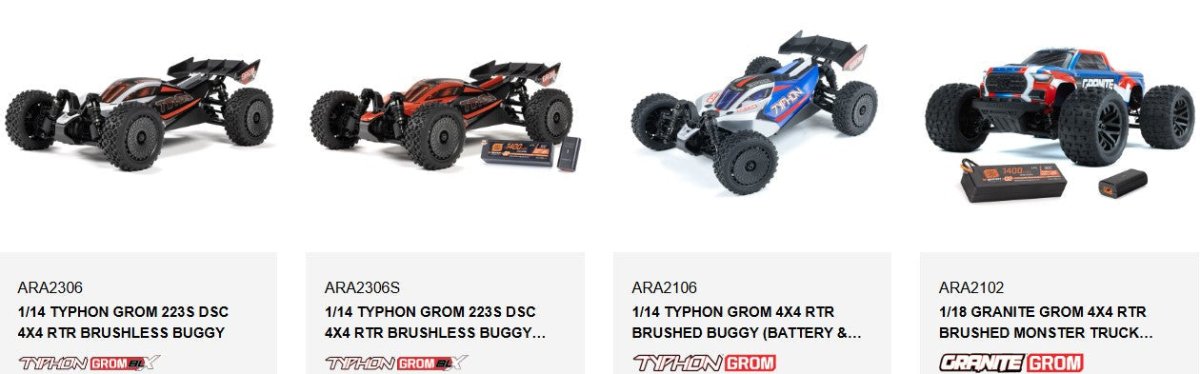 Arrma Adjustable Aluminum Steering Links (Set A) 1/18 GRANITE & 1/14 TYPHON GROM - BOBBYRC