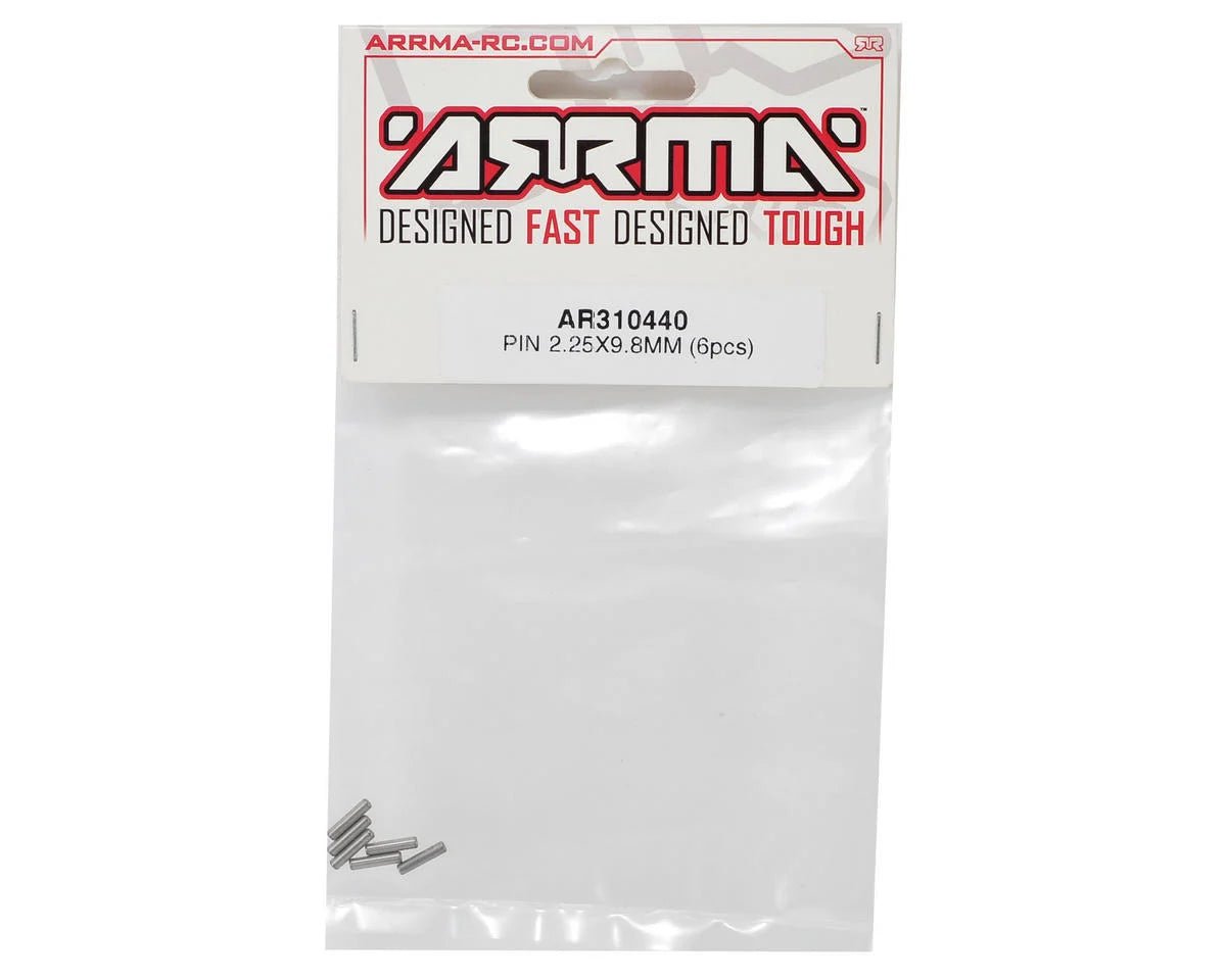 ARRMA AR310440 Pin 2.25x9.8mm (6) Kraton Typhon Notorious Mojave Felony 6S - BOBBYRC