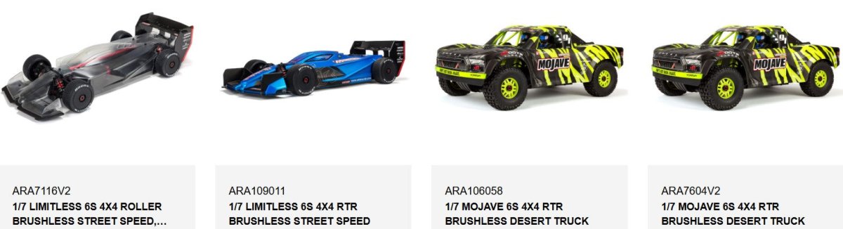 ARRMA AR310440 Pin 2.25x9.8mm (6) Kraton Typhon Notorious Mojave Felony 6S - BOBBYRC