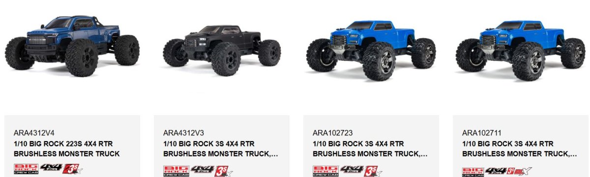 ARRMA AR310780 Composite Frt Slider Driveshaft Set 4x4: Granite Mega/Senton Mega - BOBBYRC