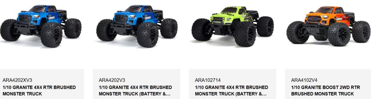ARRMA AR310780 Composite Frt Slider Driveshaft Set 4x4: Granite Mega/Senton Mega - BOBBYRC