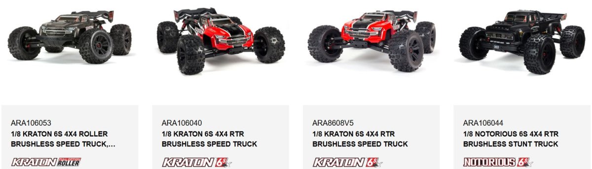ARRMA AR320347 Heavy Duty Wing Mount Set Rear Kraton Talion Typhon Notorious - BOBBYRC