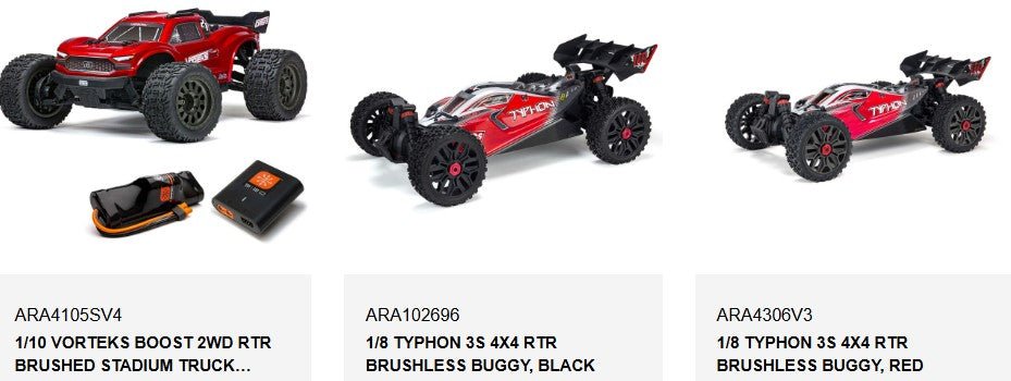 Arrma AR320403 Wheelie Bar Set: 4x4 Granite Mega / Big Rock - BOBBYRC