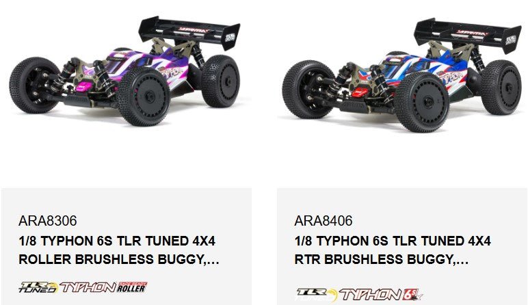 ARRMA AR480006 Rear Wing : Kraton / Outcast / Talion / Typhon 6S BLX - BOBBYRC