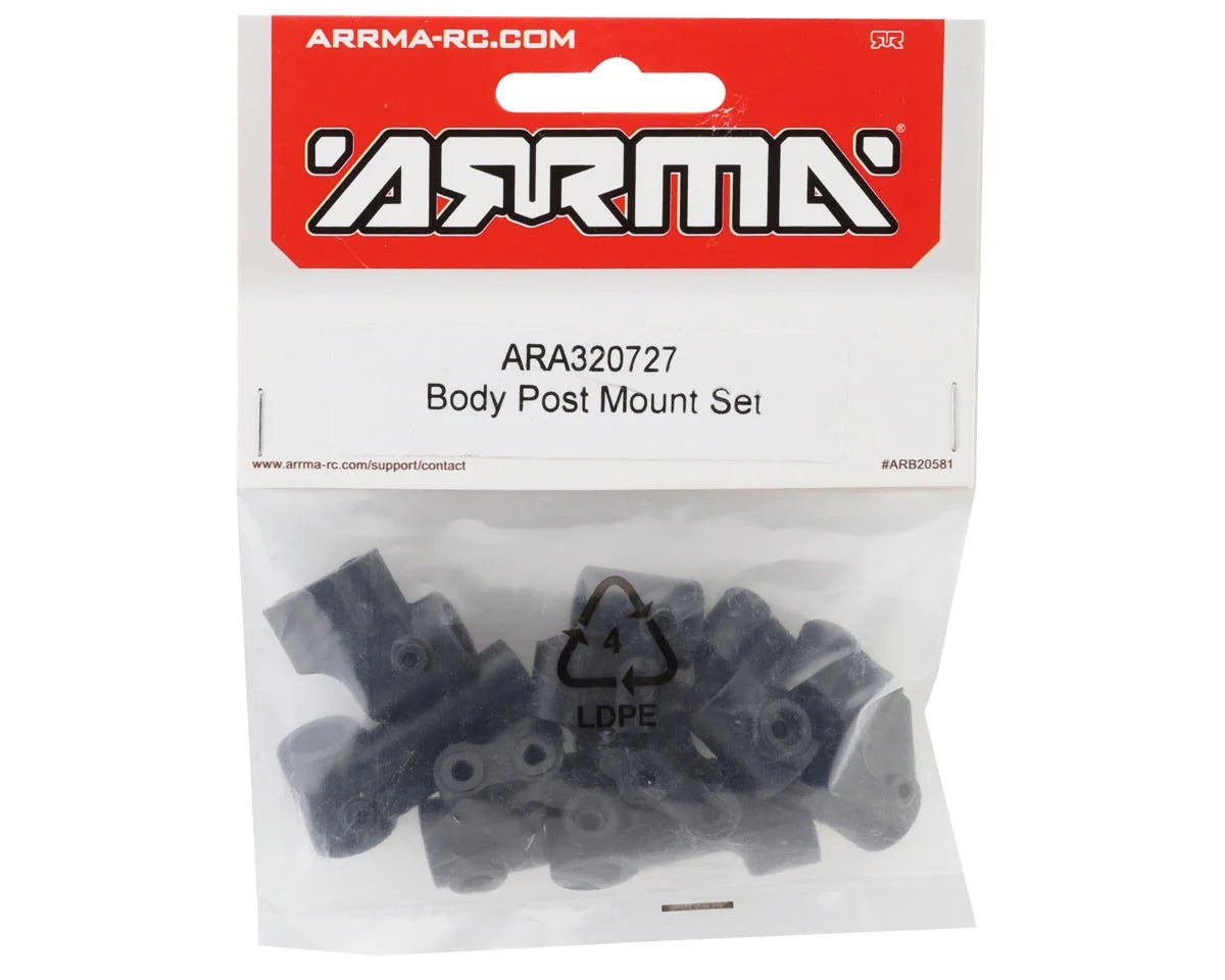 Arrma Big Rock 6S BLX Body Post Mount Set - BOBBYRC