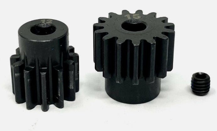 Arrma BLX (12t 15t Steel Mod 1 SAFE - D5 (5mm Shaft) Pinion Gears - BOBBYRC