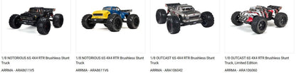 Arrma dBoots Copperhead2 MT 3.8 Pre - Mounted 1/8 Monster Truck Tires (Black) (2) w/17mm Hex - BOBBYRC