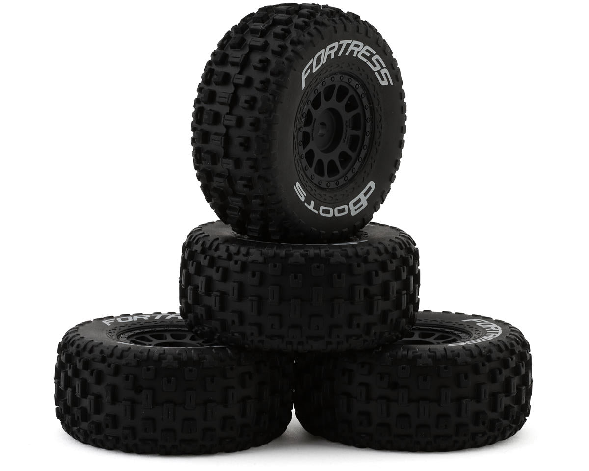Arrma dBoots 'Fortress' 1/18 Pre - Mounted Off - Road Tire Set Mojave Grom - BOBBYRC