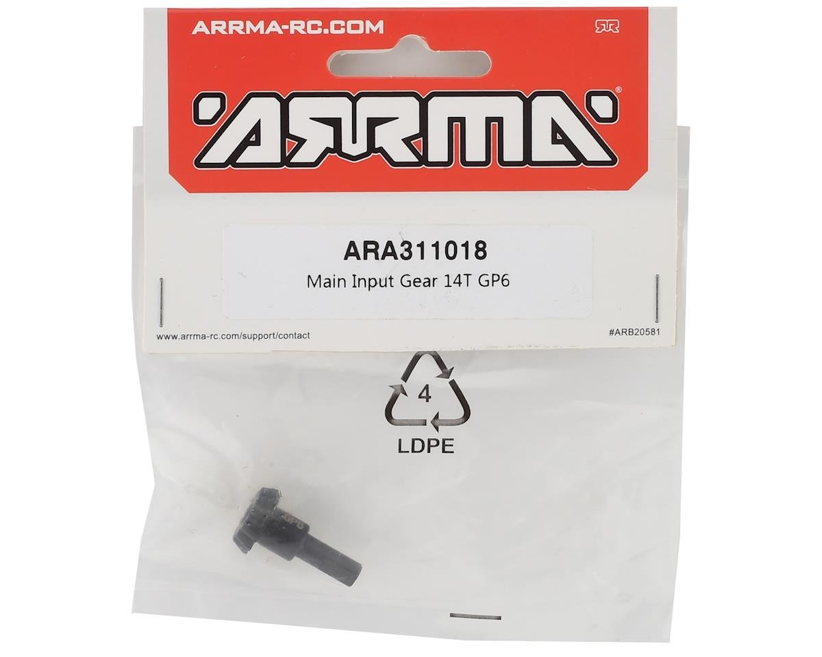 Arrma Felony 6S GP6 Main Input Gear (14T) - BOBBYRC