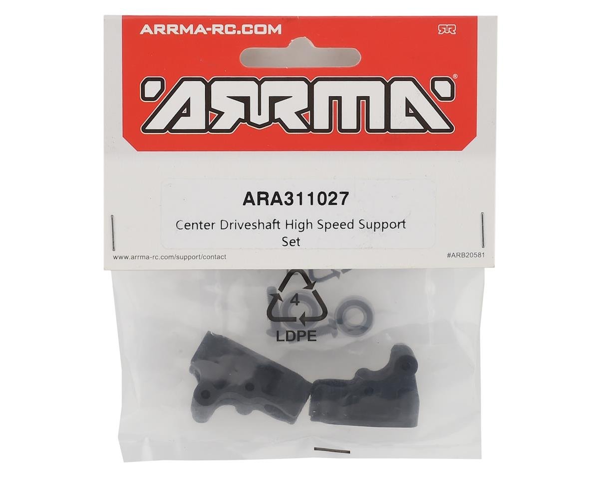 Arrma Felony/Limitless/Infraction V2 Center Driveshaft High Speed Support Set - BOBBYRC