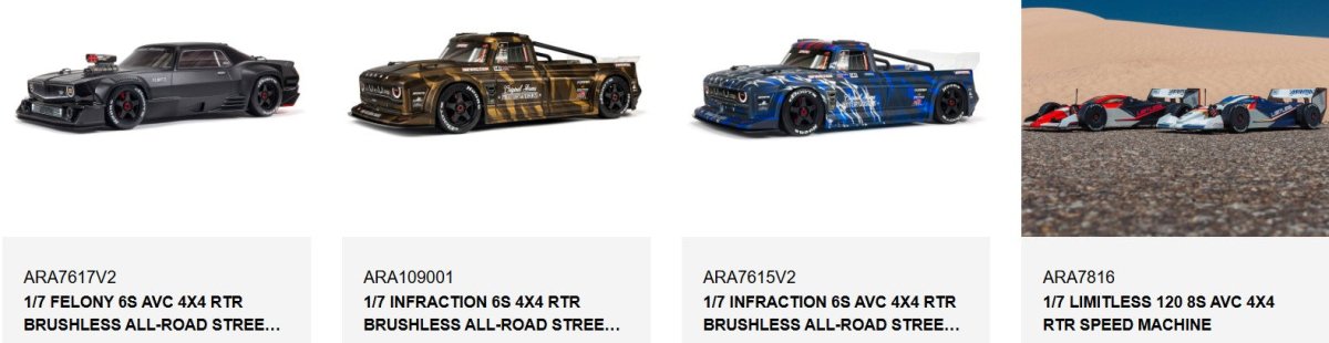 Arrma Front Upper Suspension Arm (2) Felony 6S BLX, Infraction V2 6S BLX, Limitless, Typhon 6S BLX - BOBBYRC