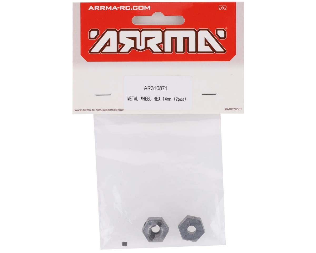 Arrma GRANITE SENTON BIGROCK 4x4 3s BLX - 14mm Metal Wheel HEX HUBS ( ARA4302V3 ARA4303V3 ARA4305V3 - BOBBYRC