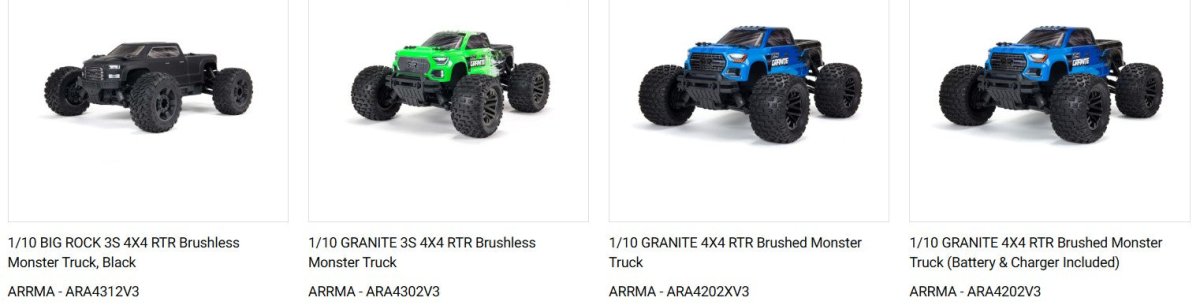 Arrma Granite Vendetta Vorteks Typhon Senton 4x4 3S BLX Aluminum Motor Mount - BOBBYRC