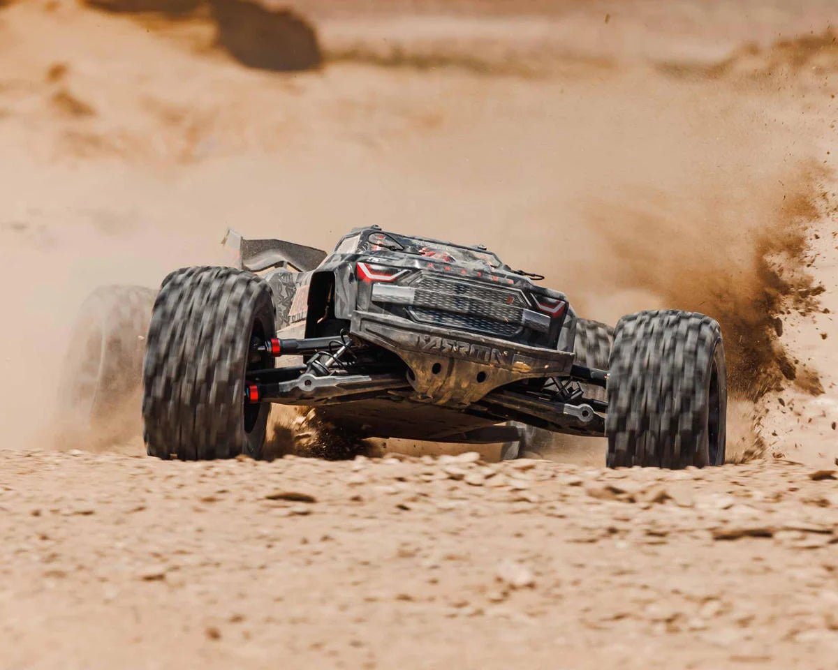 Arrma Kraton 8S BLX EXB Brushless RTR 1/5 4WD Monster Truck (Black) w/DX3 Radio, Smart ESC & AVC - BOBBYRC