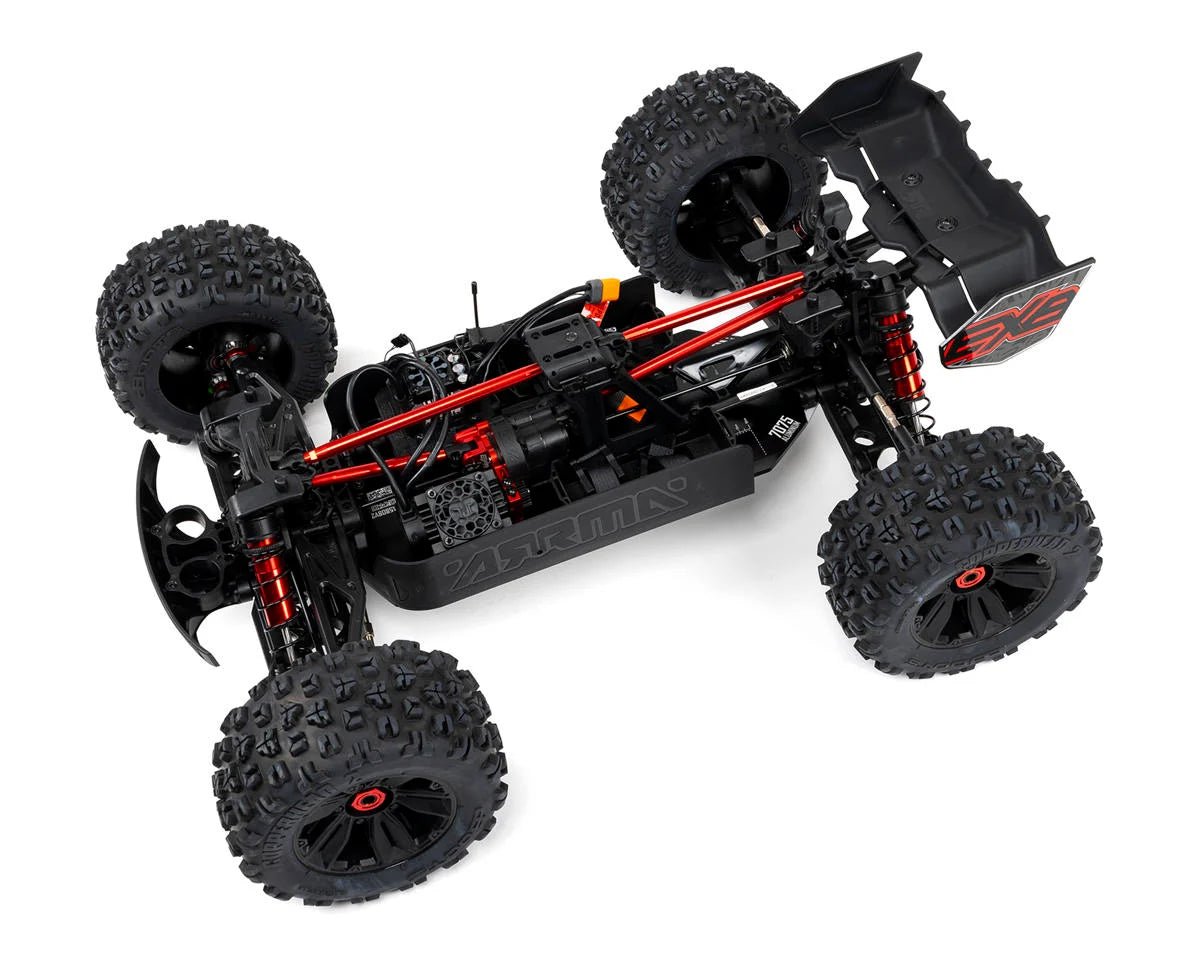 Arrma Kraton 8S BLX EXB Brushless RTR 1/5 4WD Monster Truck (Black) w/DX3 Radio, Smart ESC & AVC - BOBBYRC