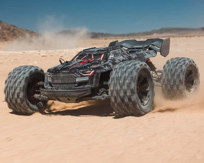 Arrma Kraton 8S BLX EXB Brushless RTR 1/5 4WD Monster Truck (Black) w/DX3 Radio, Smart ESC & AVC - BOBBYRC