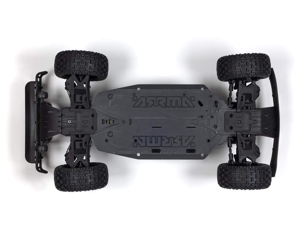 Arrma Mojave 4S BLX Brushless 1/8 4WD RTR Electric Desert Truck (White/Red) w/Spektrum SLT3 2.4GHz Radio - BOBBYRC