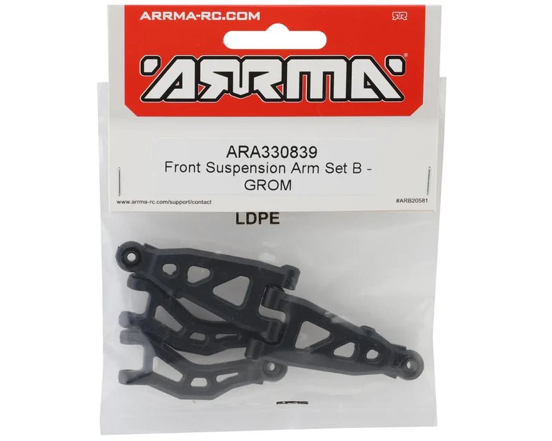 Arrma Mojave Grom ARA2104 Front Upper & Lower Suspension Arms Set (B) - BOBBYRC