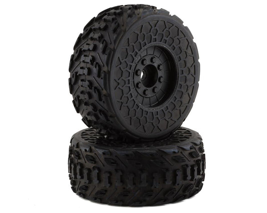 Arrma Pre - Mounted dBoots Tires (Black) (2) w/17mm Hex For Fireteam 6S BLX - BOBBYRC