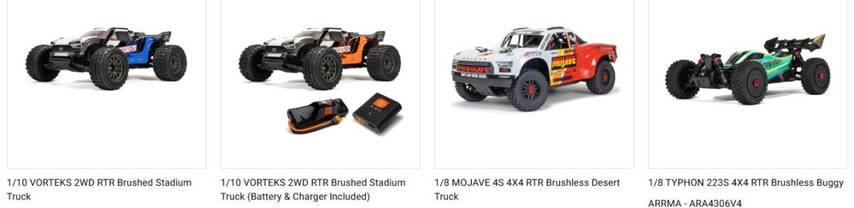 Arrma Steel Pivot Ball Set - 12x7mm 10x6mm 1/10 223S & 1/8 MOJAVE 4S - BOBBYRC