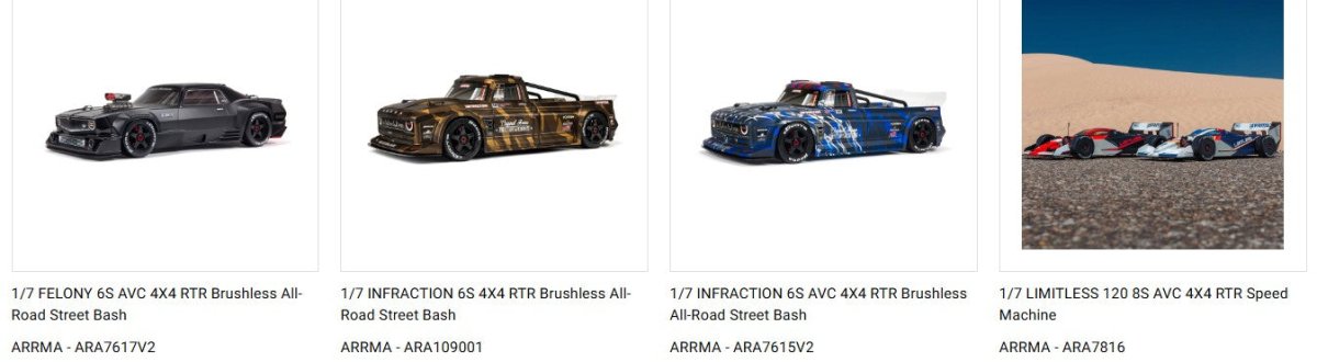 Arrma TLR Tuned Limitless Infraction Typhon 6S M Front Suspension Arm - BOBBYRC