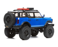 Axial SCX24 2021 Ford Bronco Hard Body 1/24 4WD RTR Scale Mini Crawler (Blue) w/2.4GHz Radio