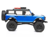 Axial SCX24 2021 Ford Bronco Hard Body 1/24 4WD RTR Scale Mini Crawler (Blue) w/2.4GHz Radio