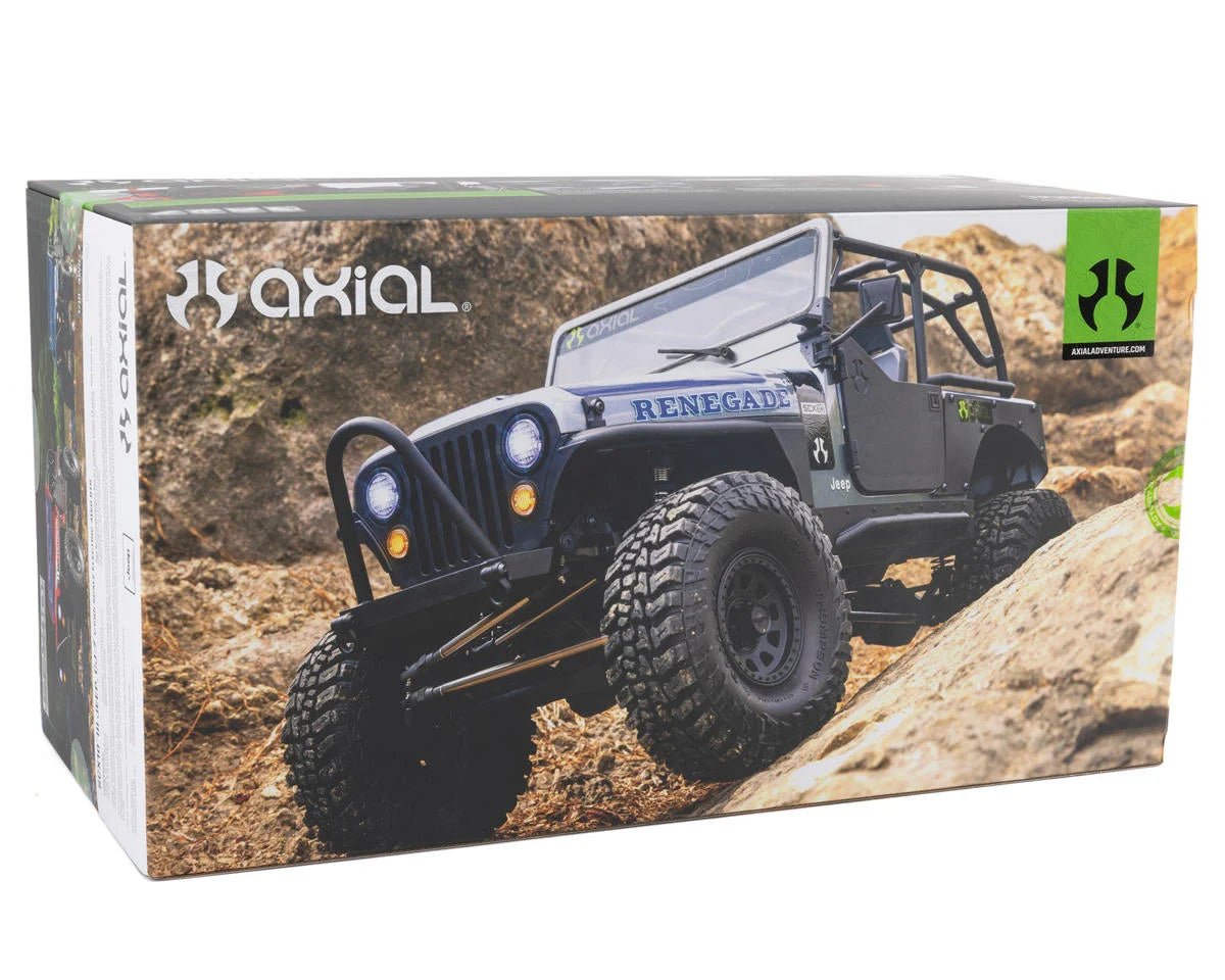 Axial SCX10 III Jeep CJ - 7 RTR 4WD Rock Crawler (Red) w/DX3 2.4GHz Radio - BOBBYRC