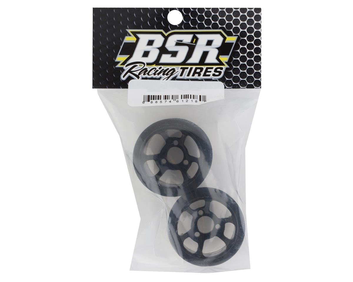 BSR Racing 1/12 Rear Mounted Foam Tires (2) (Pink) - BOBBYRC